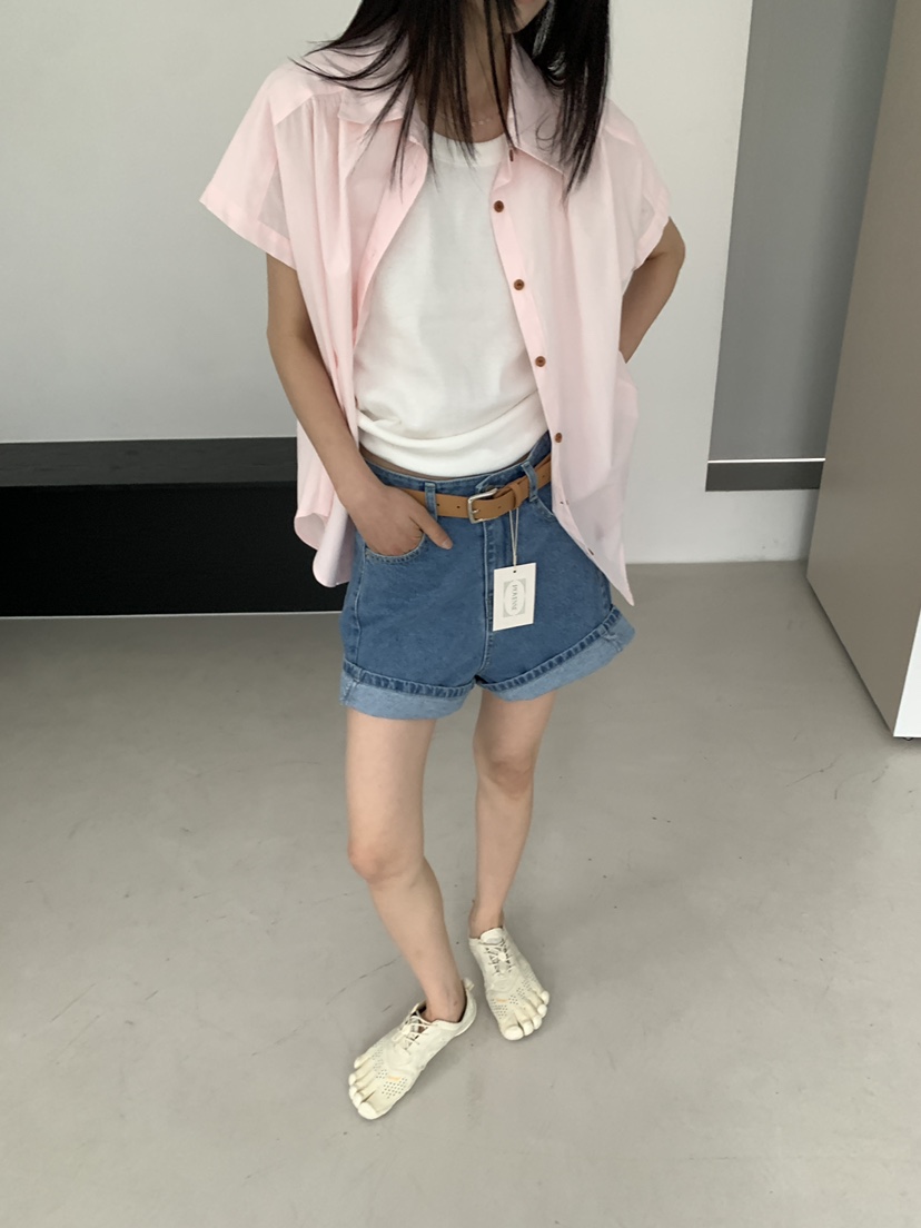 MOVENNE東大門實拍韓國女裝新款26夏季時尚26春夏襯衫蕾絲衫MOVENNE襯衫/蕾絲衫