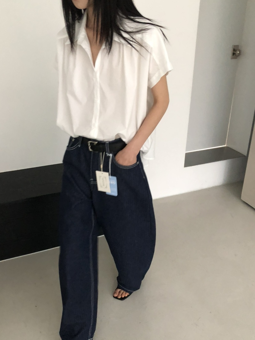 MOVENNE東大門實拍韓國女裝新款26夏季時尚26春夏襯衫蕾絲衫MOVENNE襯衫/蕾絲衫