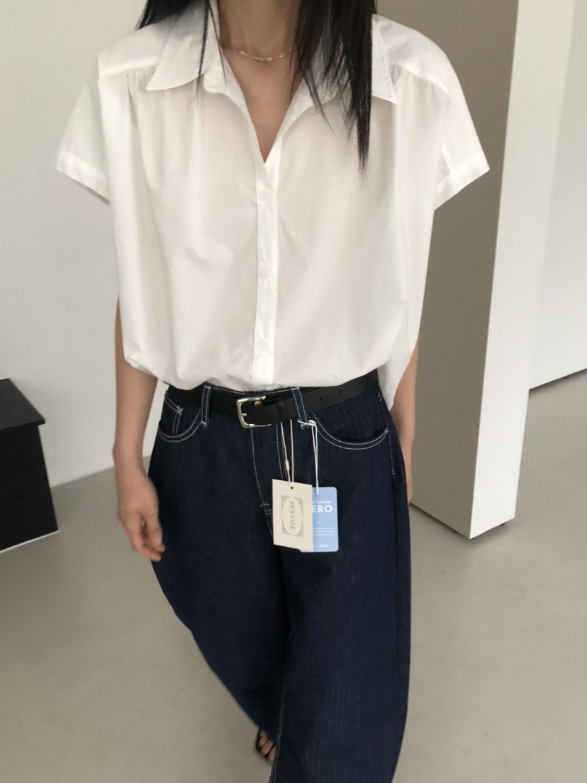 MOVENNE東大門實拍韓國女裝新款26夏季時尚26春夏襯衫蕾絲衫MOVENNE襯衫/蕾絲衫