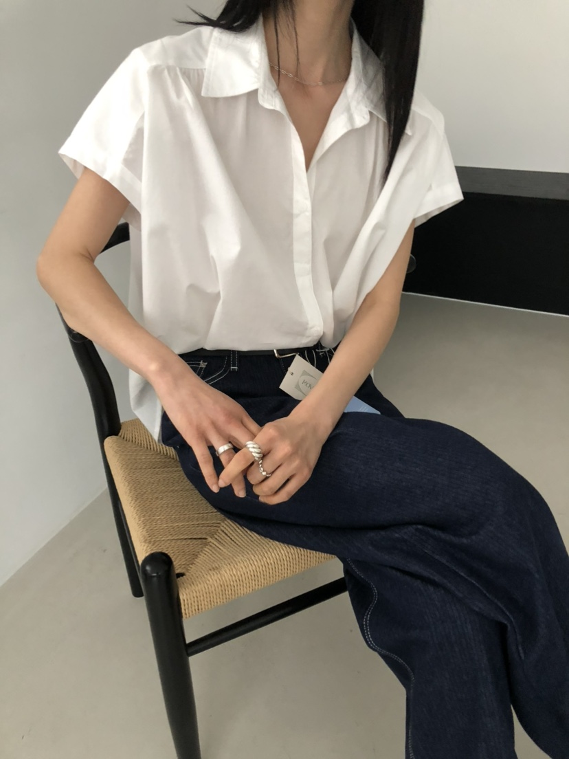 MOVENNE東大門實拍韓國女裝新款26夏季時尚26春夏襯衫蕾絲衫MOVENNE襯衫/蕾絲衫