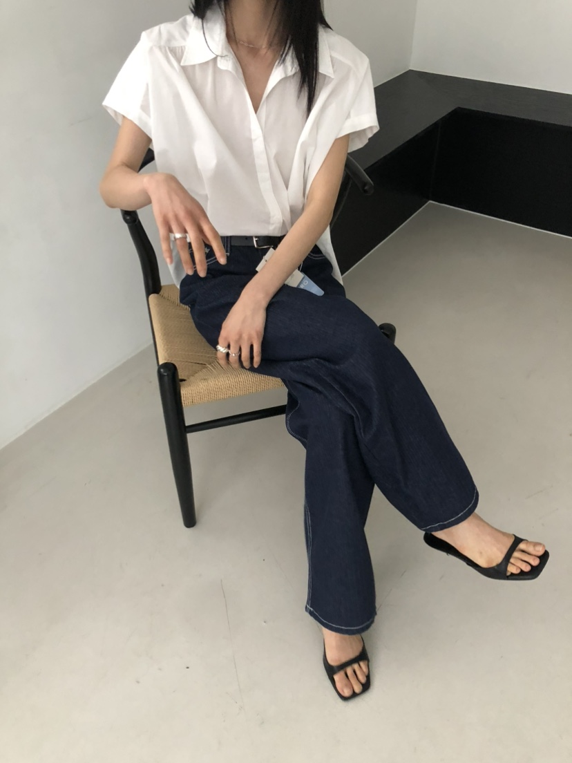 MOVENNE東大門實拍韓國女裝新款26夏季時尚26春夏襯衫蕾絲衫MOVENNE襯衫/蕾絲衫