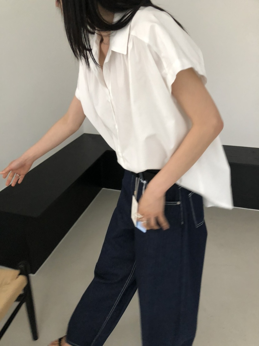 MOVENNE東大門實拍韓國女裝新款26夏季時尚26春夏襯衫蕾絲衫MOVENNE襯衫/蕾絲衫