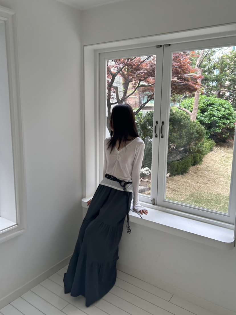 ME MO韓國直郵實拍女裝新品26夏季時尚熱賣26春夏T恤不含腰帶ME MOT恤