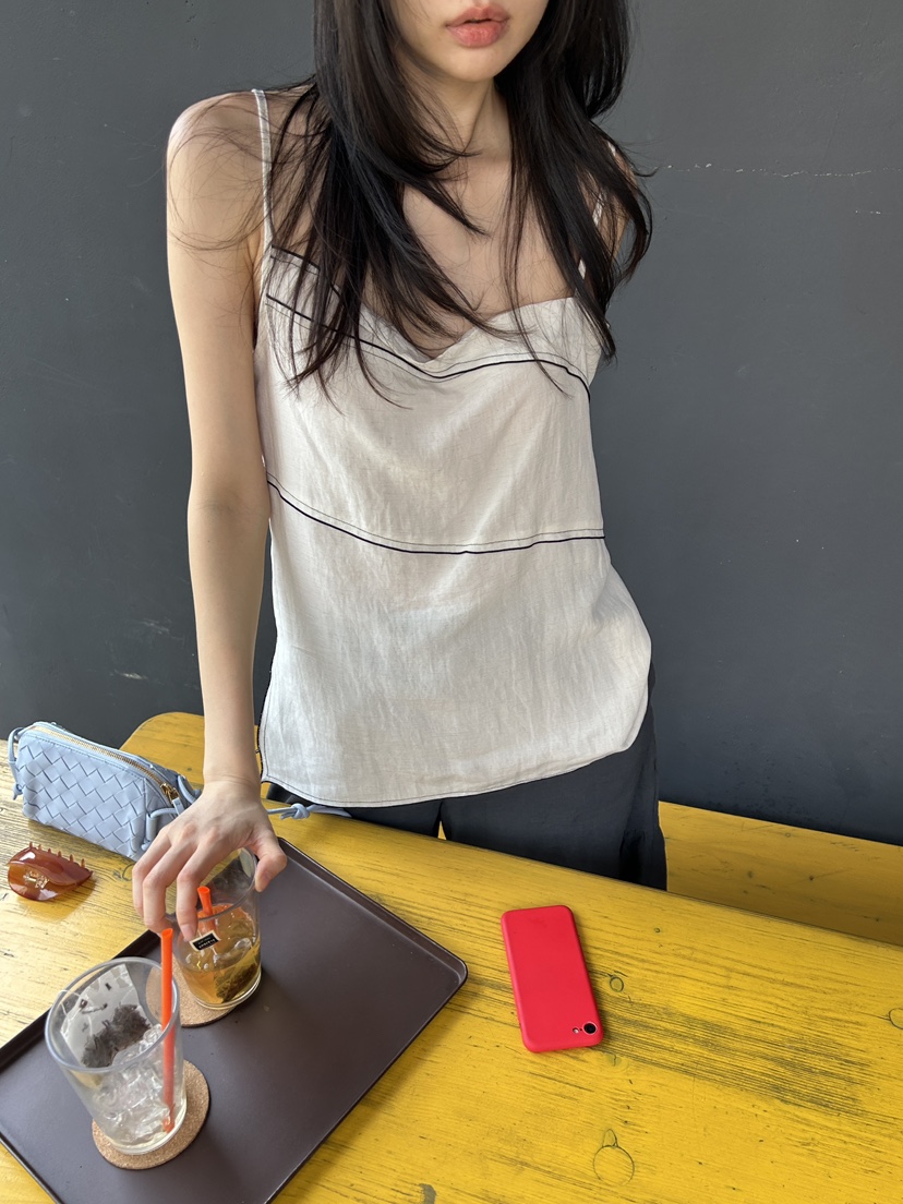 ME MO韓國直郵女士新款26夏季時尚職業休閑熱賣吊帶背心ME MO吊帶/背心