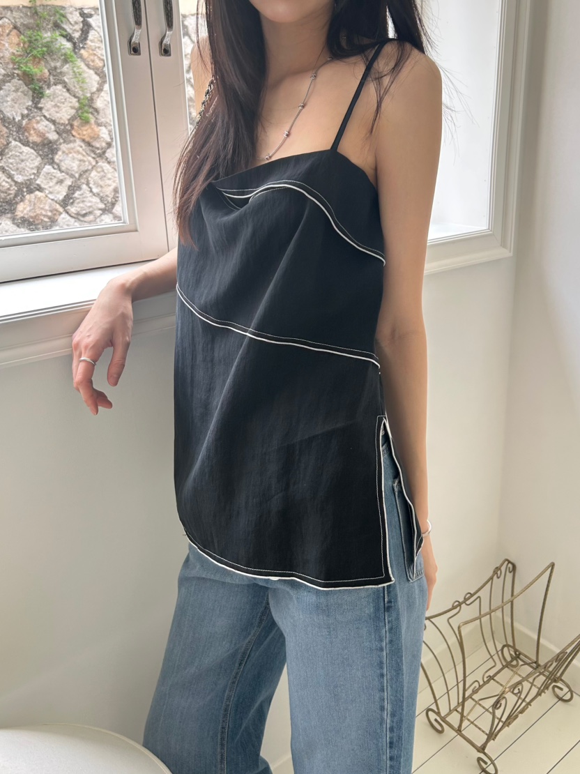 ME MO韓國直郵女士新款26夏季時尚職業休閑熱賣吊帶背心ME MO吊帶/背心