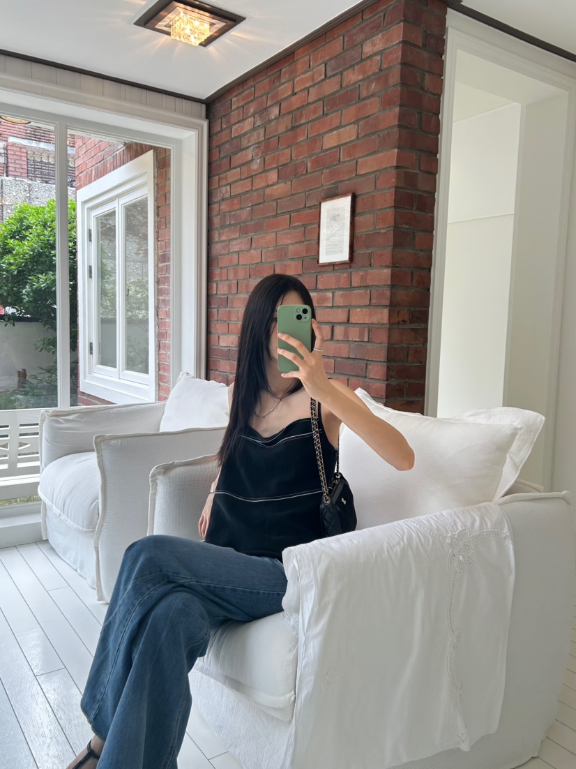 ME MO韓國直郵女士新款26夏季時尚職業休閑熱賣吊帶背心ME MO吊帶/背心