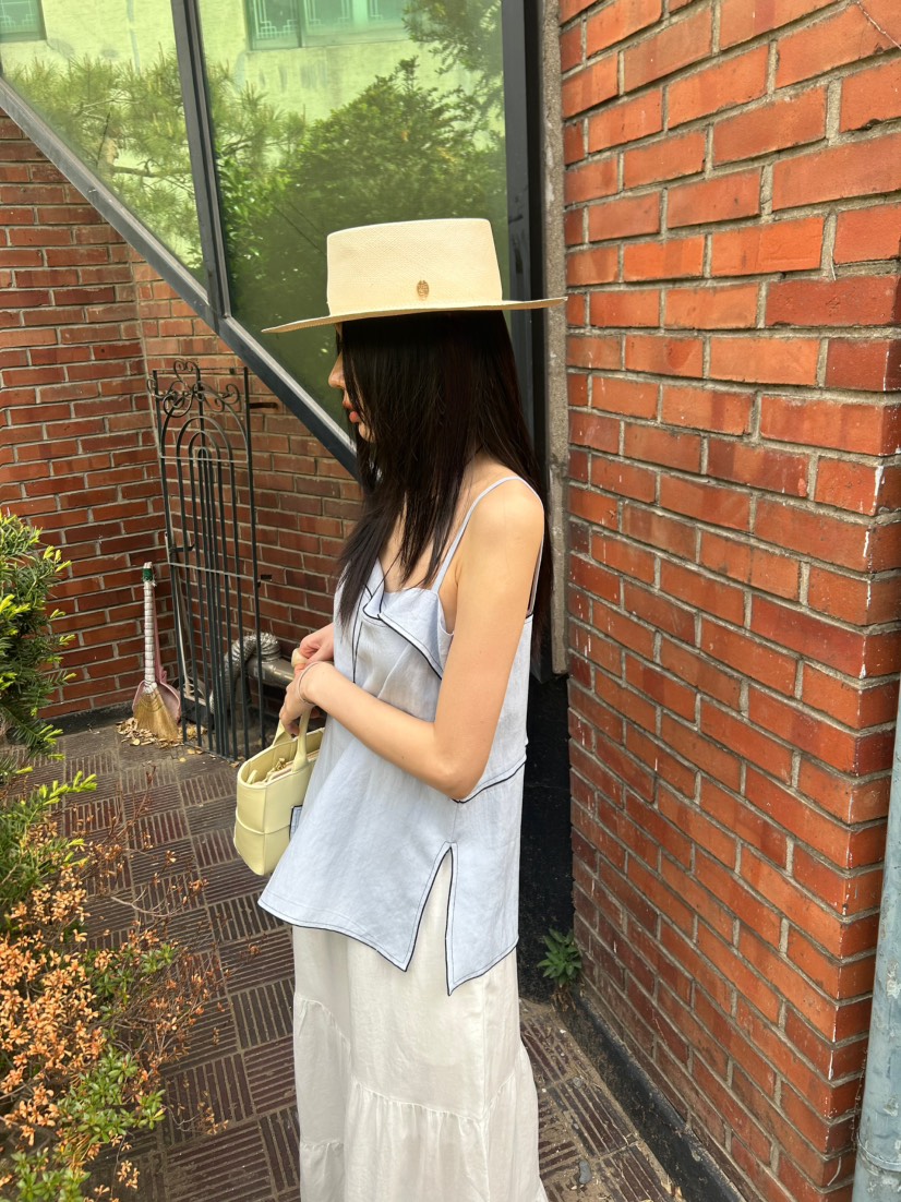 ME MO韓國直郵女士新款26夏季時尚職業休閑熱賣吊帶背心ME MO吊帶/背心