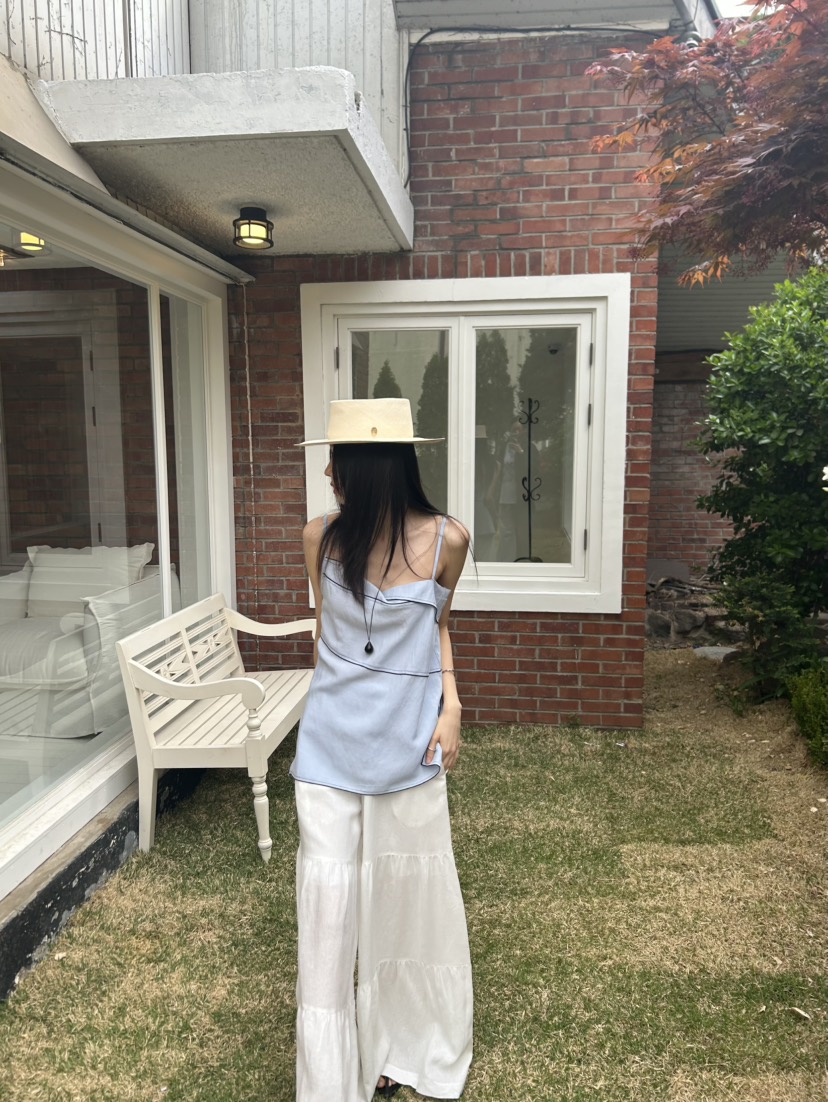 ME MO韓國直郵女士新款26夏季時尚職業休閑熱賣吊帶背心ME MO吊帶/背心