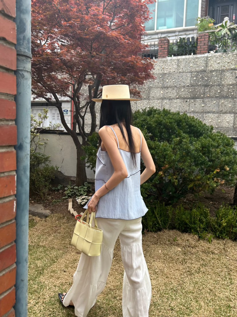 ME MO韓國直郵女士新款26夏季時尚職業休閑熱賣吊帶背心ME MO吊帶/背心