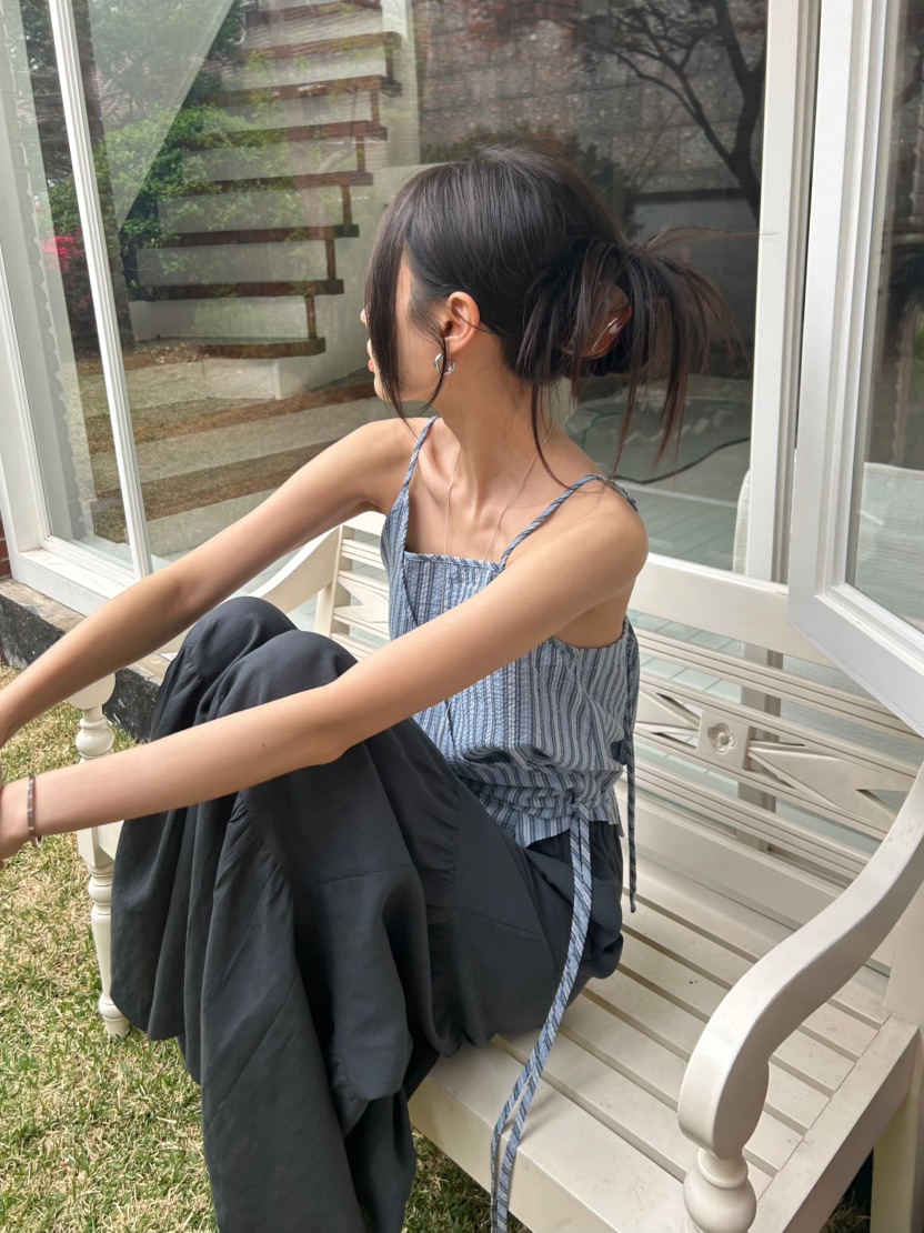 ME MO韓國直郵實拍女裝新品熱賣人氣休閑26春夏吊帶背心ME MO吊帶/背心
