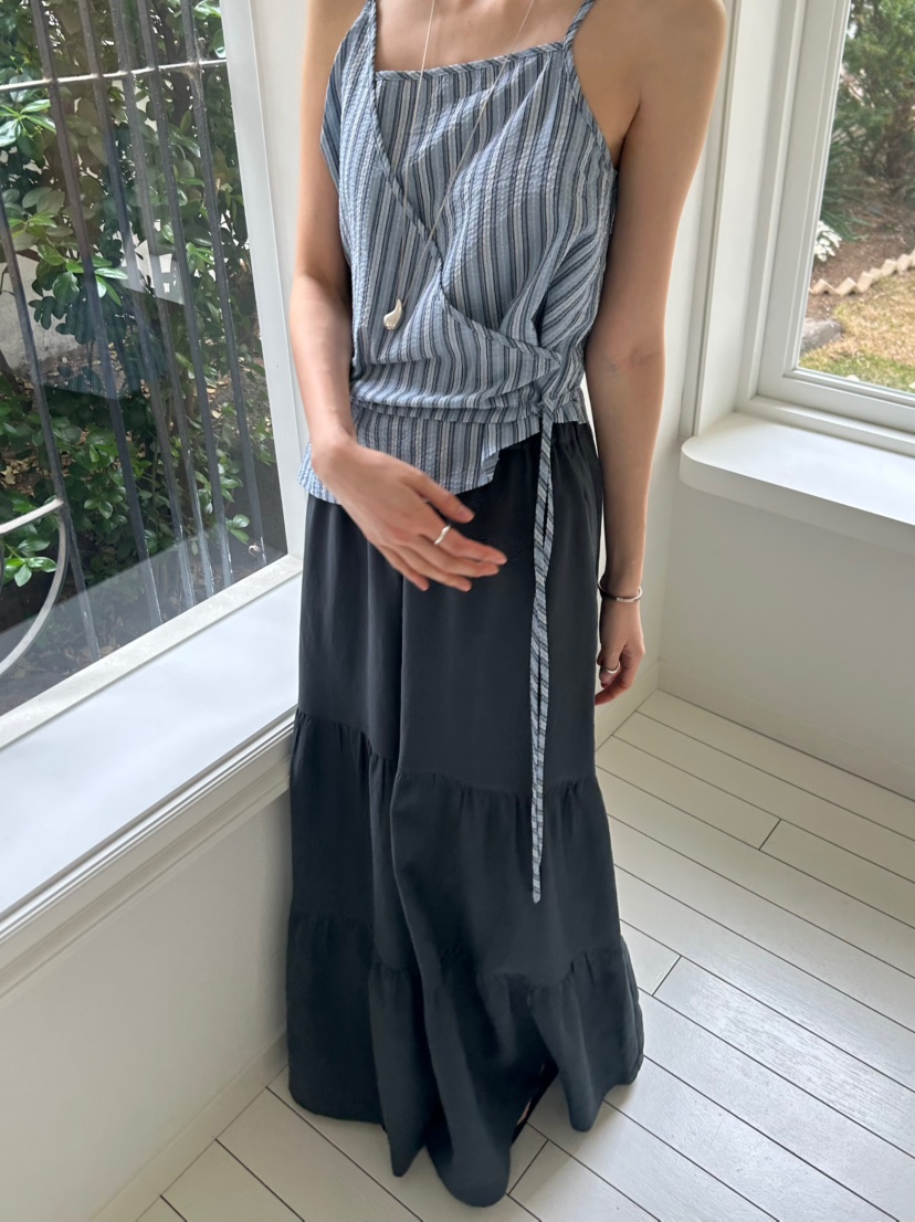 ME MO韓國直郵實拍女裝新品熱賣人氣休閑26春夏吊帶背心ME MO吊帶/背心