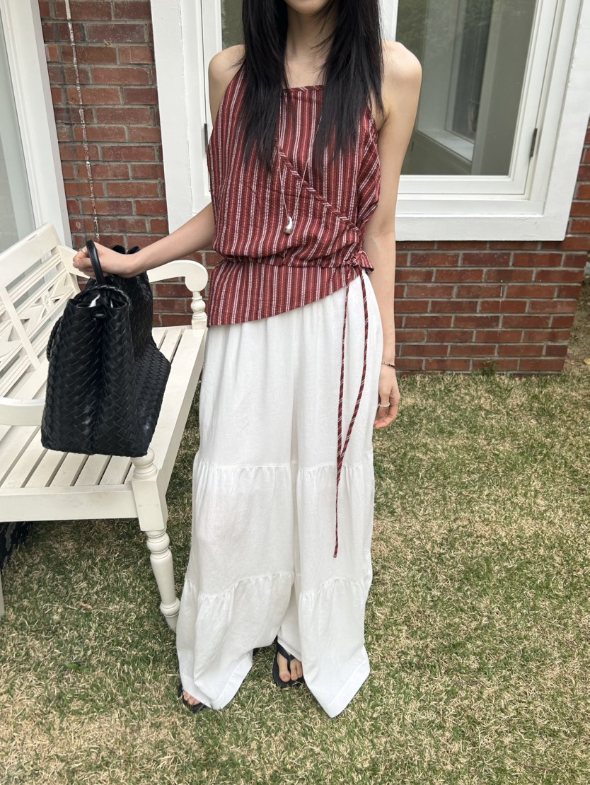 ME MO韓國直郵實拍女裝新品熱賣人氣休閑26春夏吊帶背心ME MO吊帶/背心