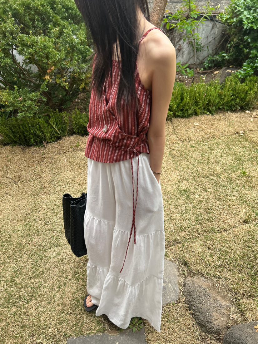 ME MO韓國直郵實拍女裝新品熱賣人氣休閑26春夏吊帶背心ME MO吊帶/背心