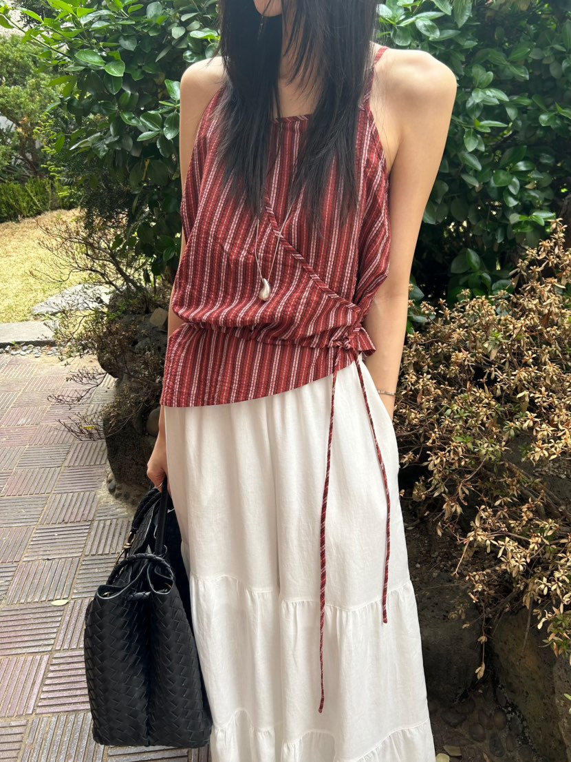 ME MO韓國直郵實拍女裝新品熱賣人氣休閑26春夏吊帶背心ME MO吊帶/背心