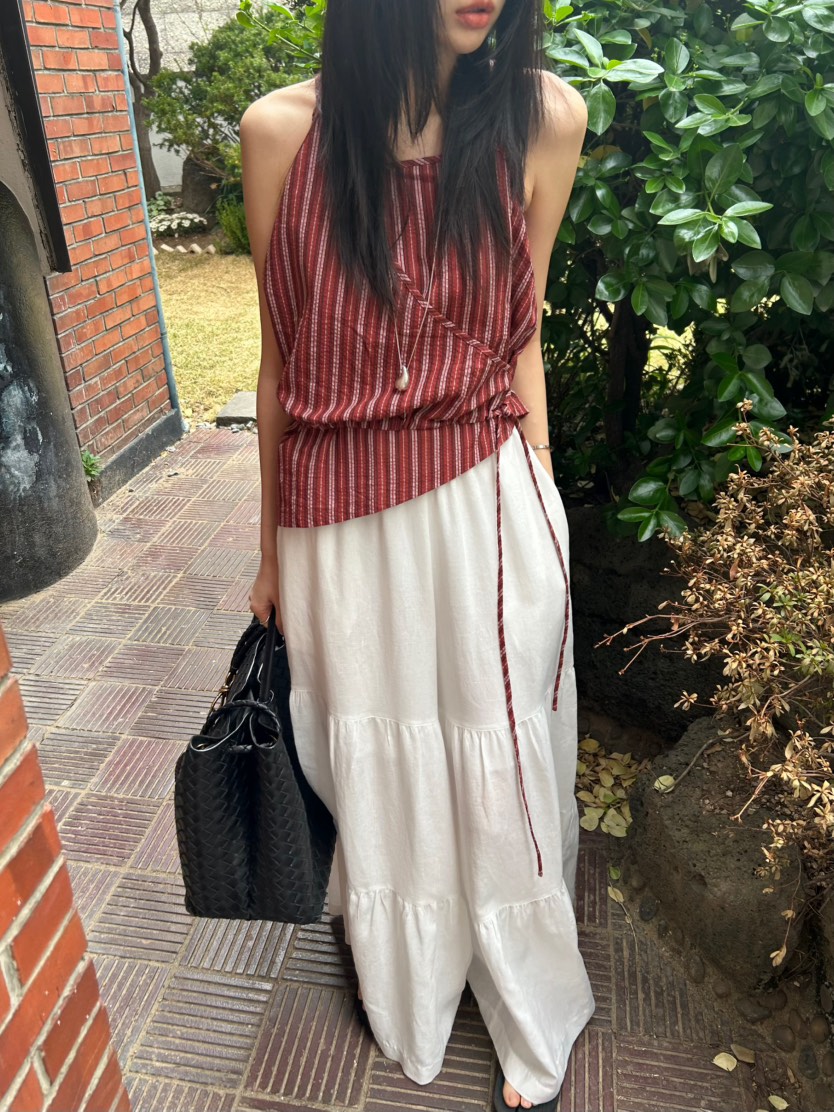 ME MO韓國直郵實拍女裝新品熱賣人氣休閑26春夏吊帶背心ME MO吊帶/背心