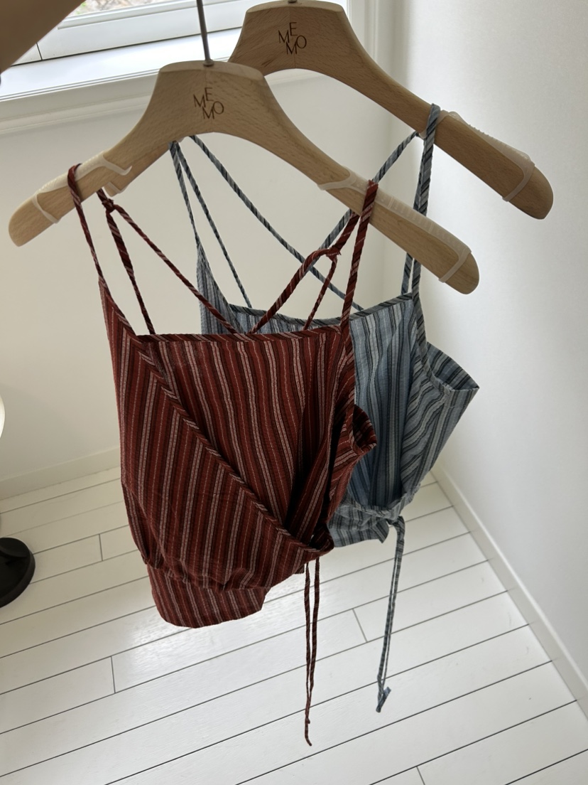 ME MO韓國直郵實拍女裝新品熱賣人氣休閑26春夏吊帶背心ME MO吊帶/背心