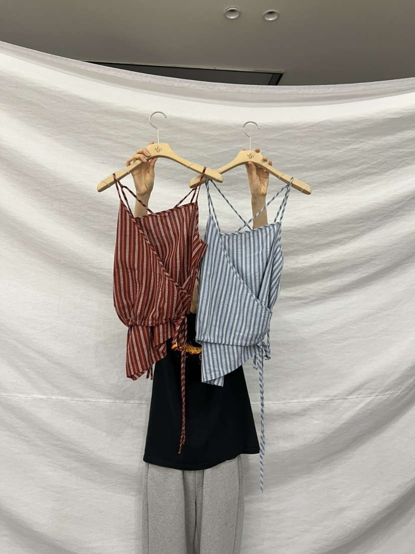 ME MO韓國直郵實拍女裝新品熱賣人氣休閑26春夏吊帶背心ME MO吊帶/背心