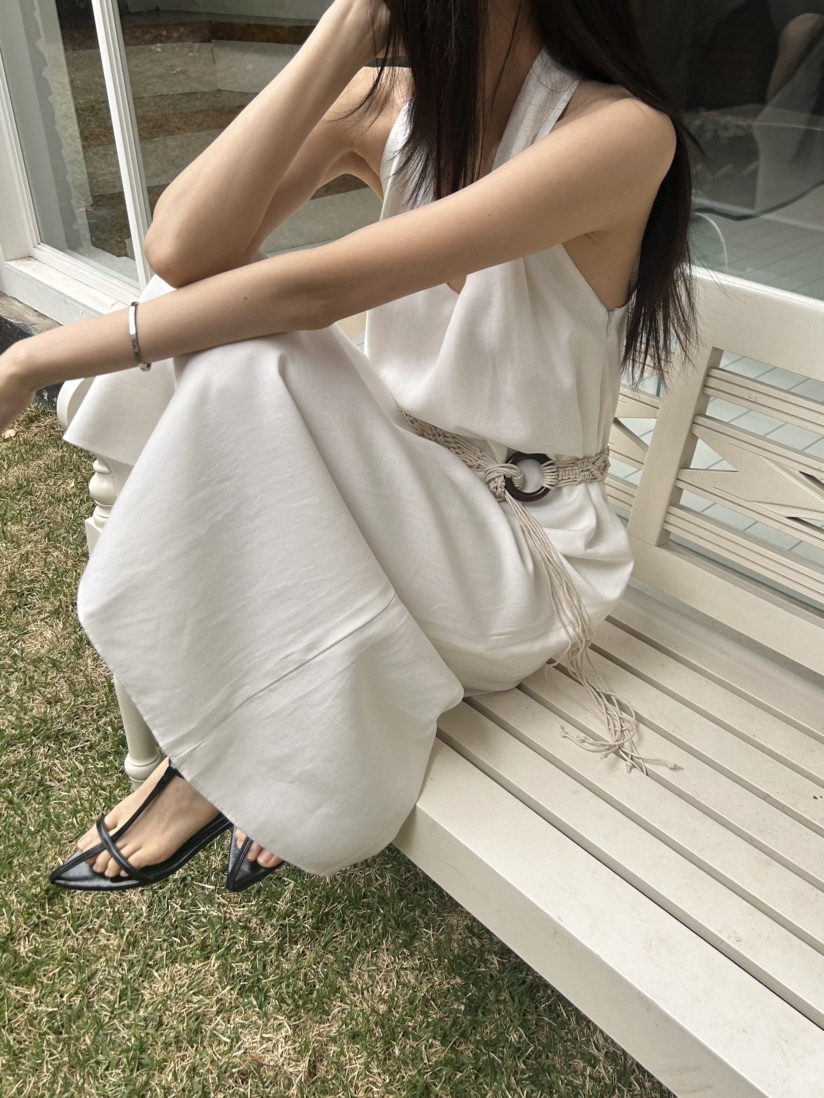 ME MO韓國東大門直郵女士新品26春夏時尚連衣裙不含腰帶ME MO連衣裙