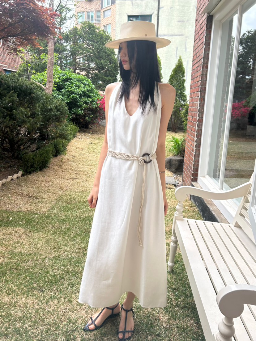 ME MO韓國東大門直郵女士新品26春夏時尚連衣裙不含腰帶ME MO連衣裙