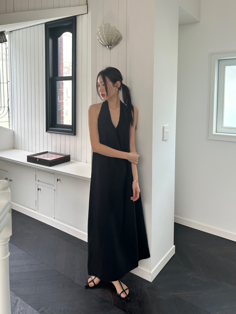 ME MO韓國東大門直郵女士新品26春夏時尚連衣裙不含腰帶ME MO連衣裙