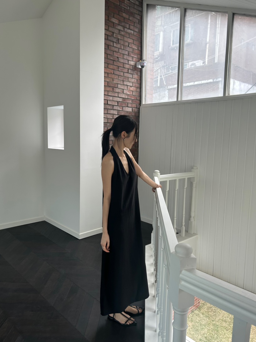 ME MO韓國東大門直郵女士新品26春夏時尚連衣裙不含腰帶ME MO連衣裙