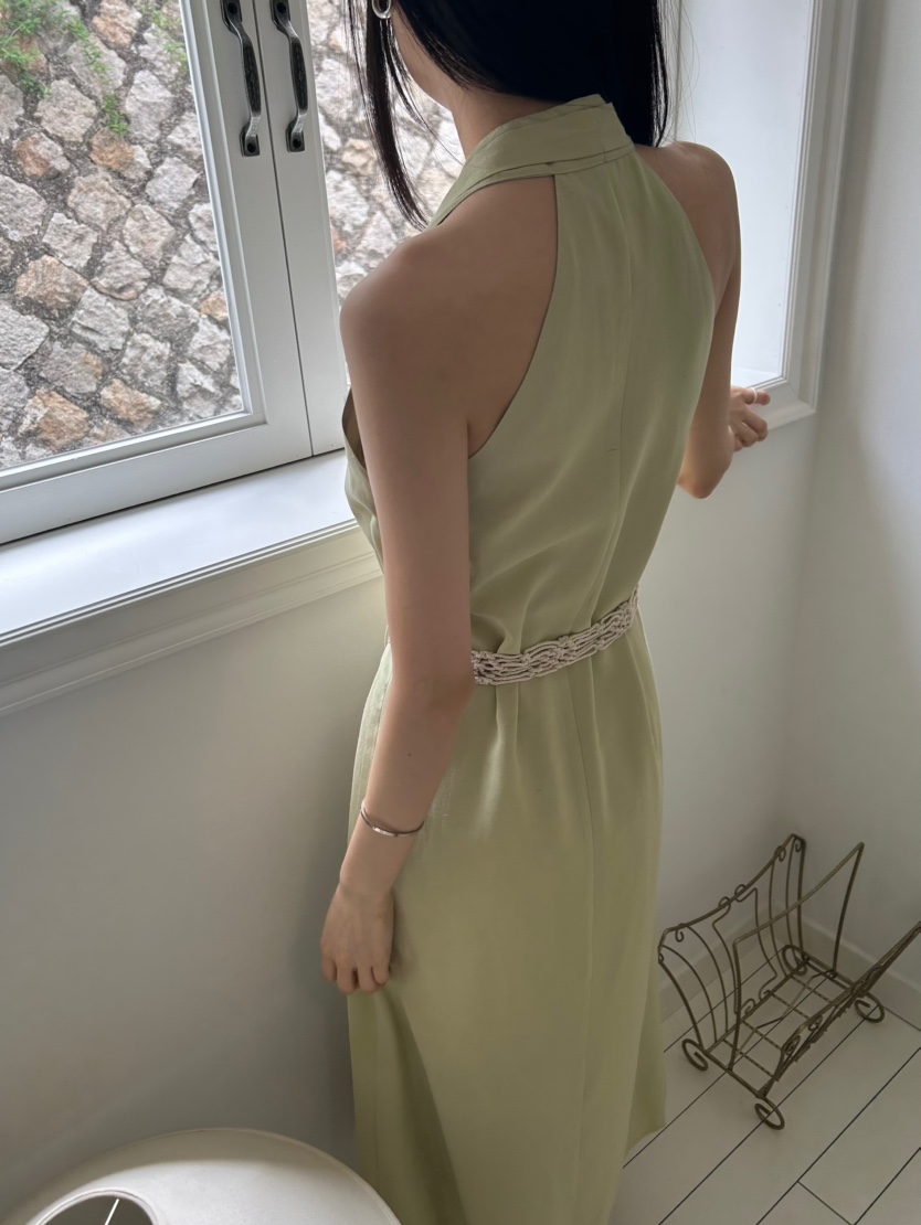 ME MO韓國東大門直郵女士新品26春夏時尚連衣裙不含腰帶ME MO連衣裙
