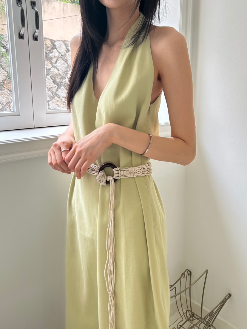 ME MO韓國東大門直郵女士新品26春夏時尚連衣裙不含腰帶ME MO連衣裙