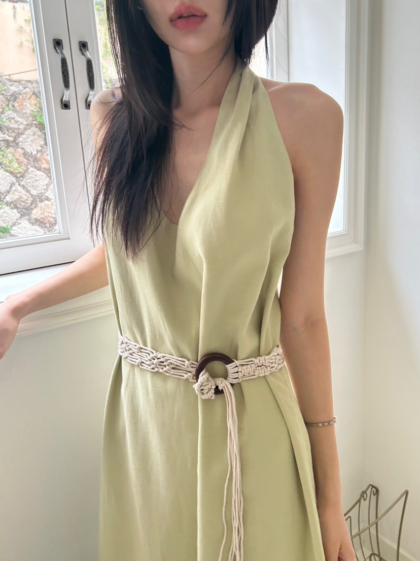 ME MO韓國東大門直郵女士新品26春夏時尚連衣裙不含腰帶ME MO連衣裙