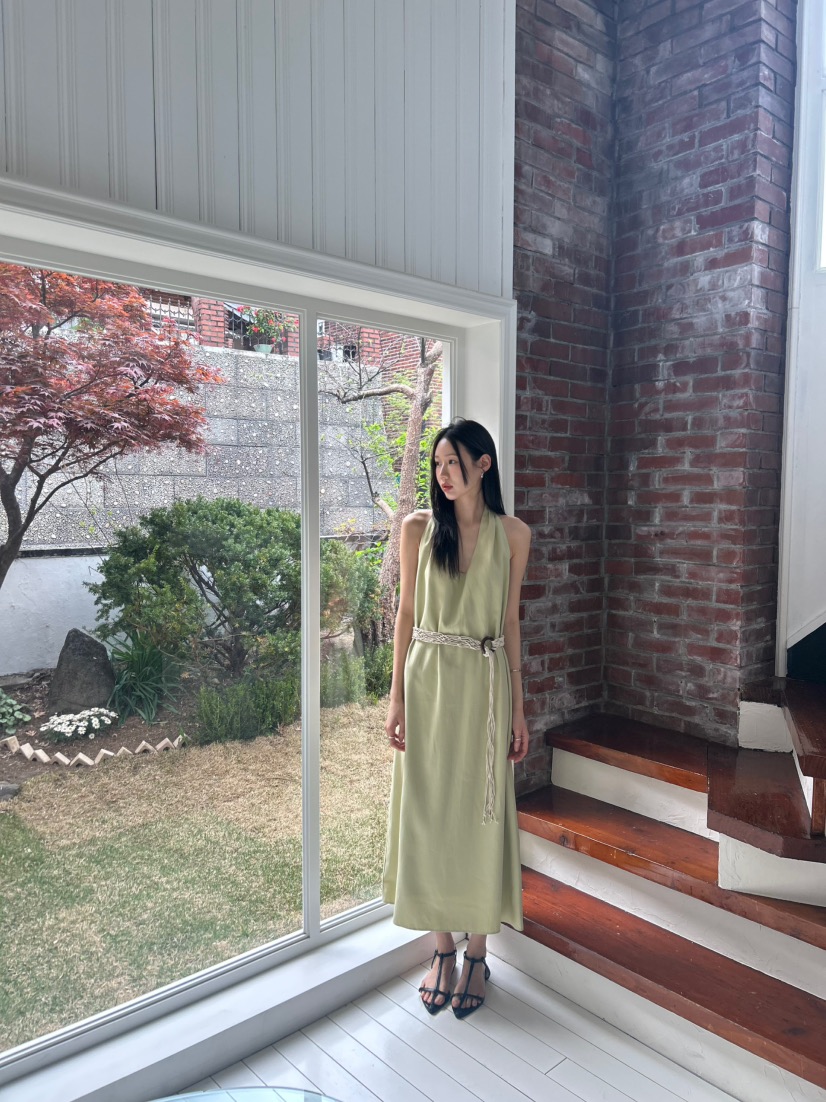ME MO韓國東大門直郵女士新品26春夏時尚連衣裙不含腰帶ME MO連衣裙