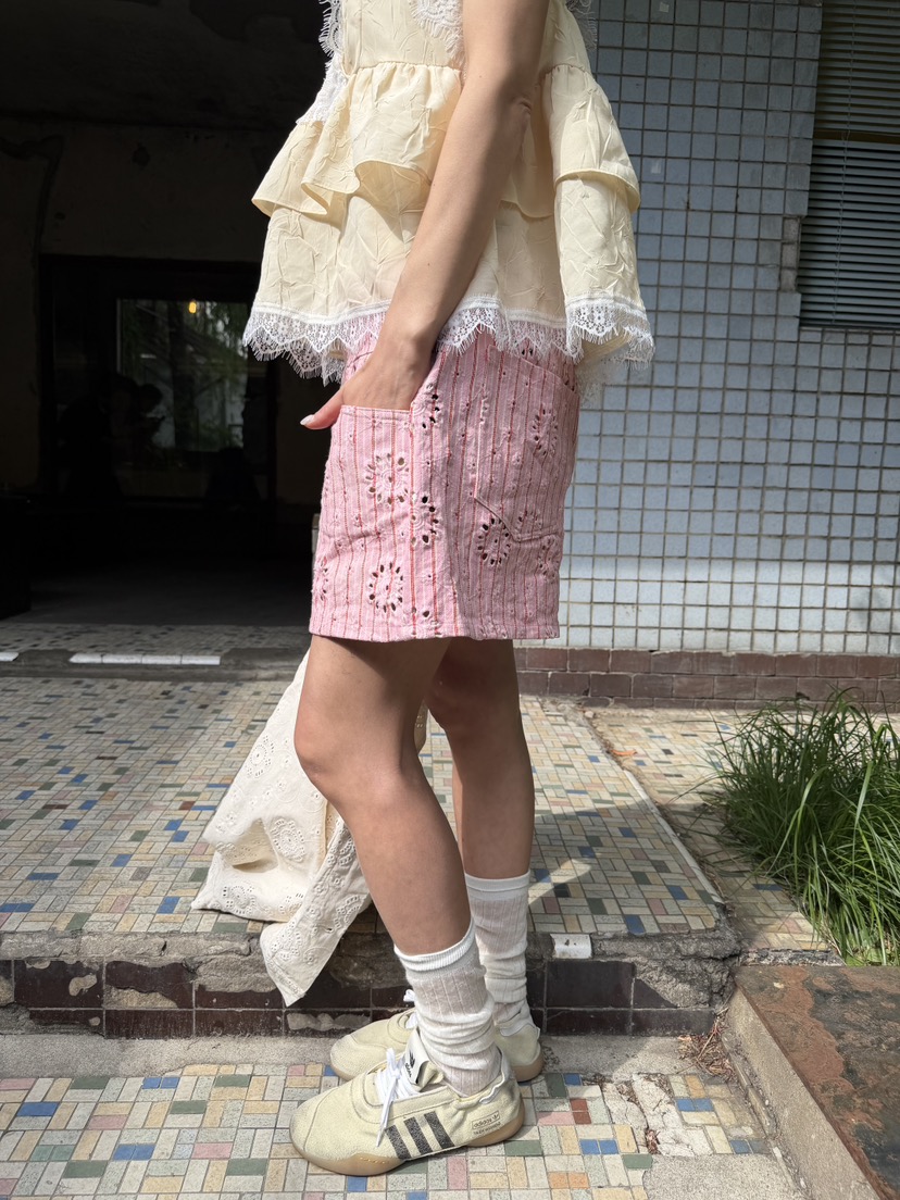 FRANC—L韓國直郵女裝新品人氣熱賣26春夏時尚推薦短褲花朵FRANC短褲