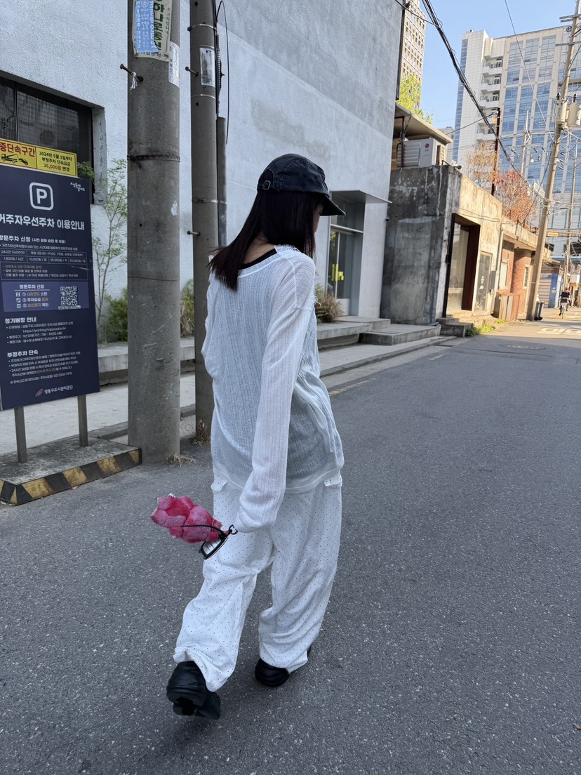 FRANC—L韓國東大門直郵女裝新款推薦時尚長袖T恤不含內搭FRANC長袖T恤