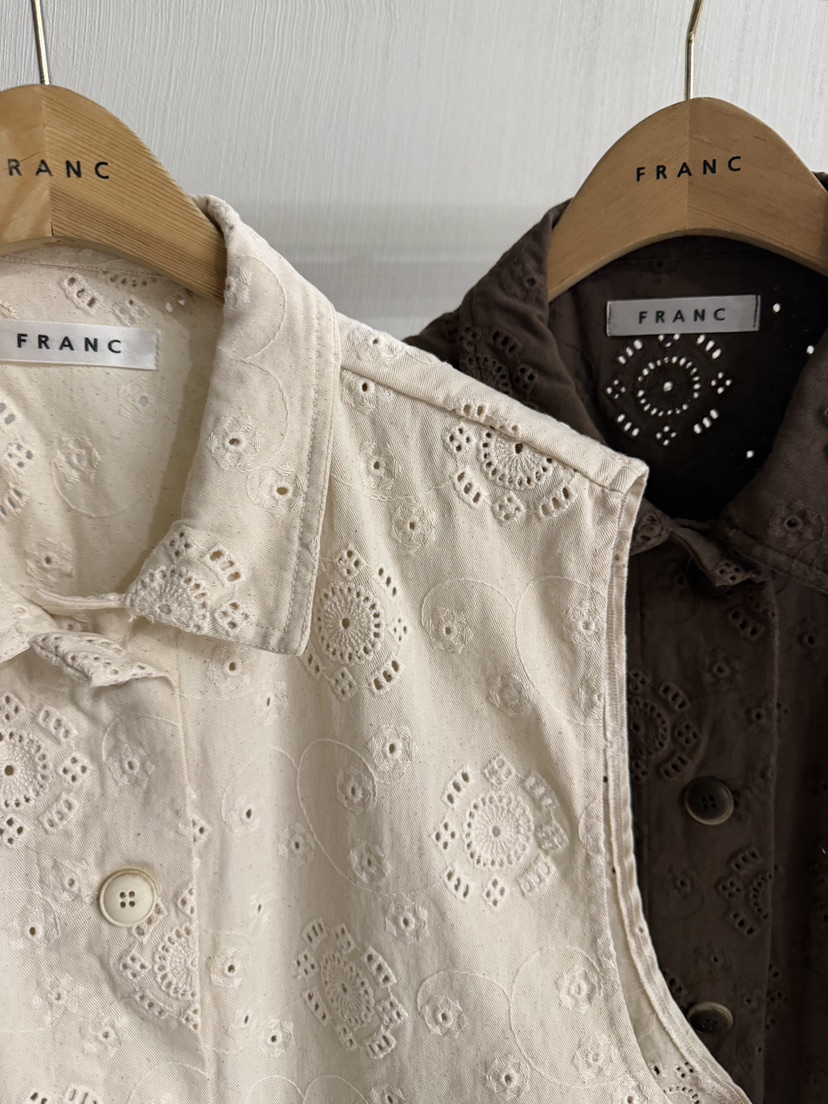 FRANC—L韓國代購女裝新品26春夏職業人氣26夏季時尚馬甲FRANC馬甲