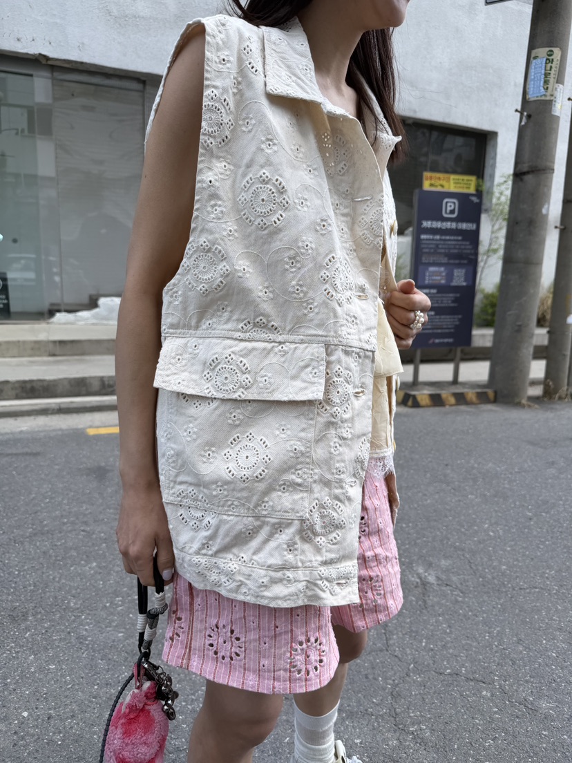 FRANC—L韓國代購女裝新品26春夏職業人氣26夏季時尚馬甲FRANC馬甲