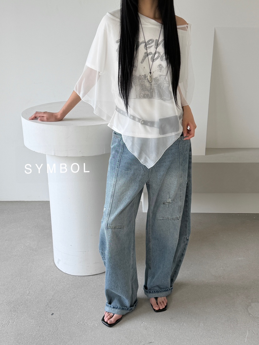 SYMBOL韓國東大門代購女裝新款26夏季熱賣推薦套裝不含腰帶SYMBOL套裝