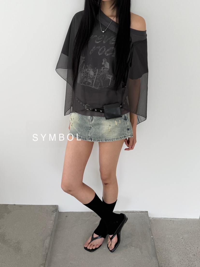 SYMBOL韓國東大門代購女裝新款26夏季熱賣推薦套裝不含腰帶SYMBOL套裝
