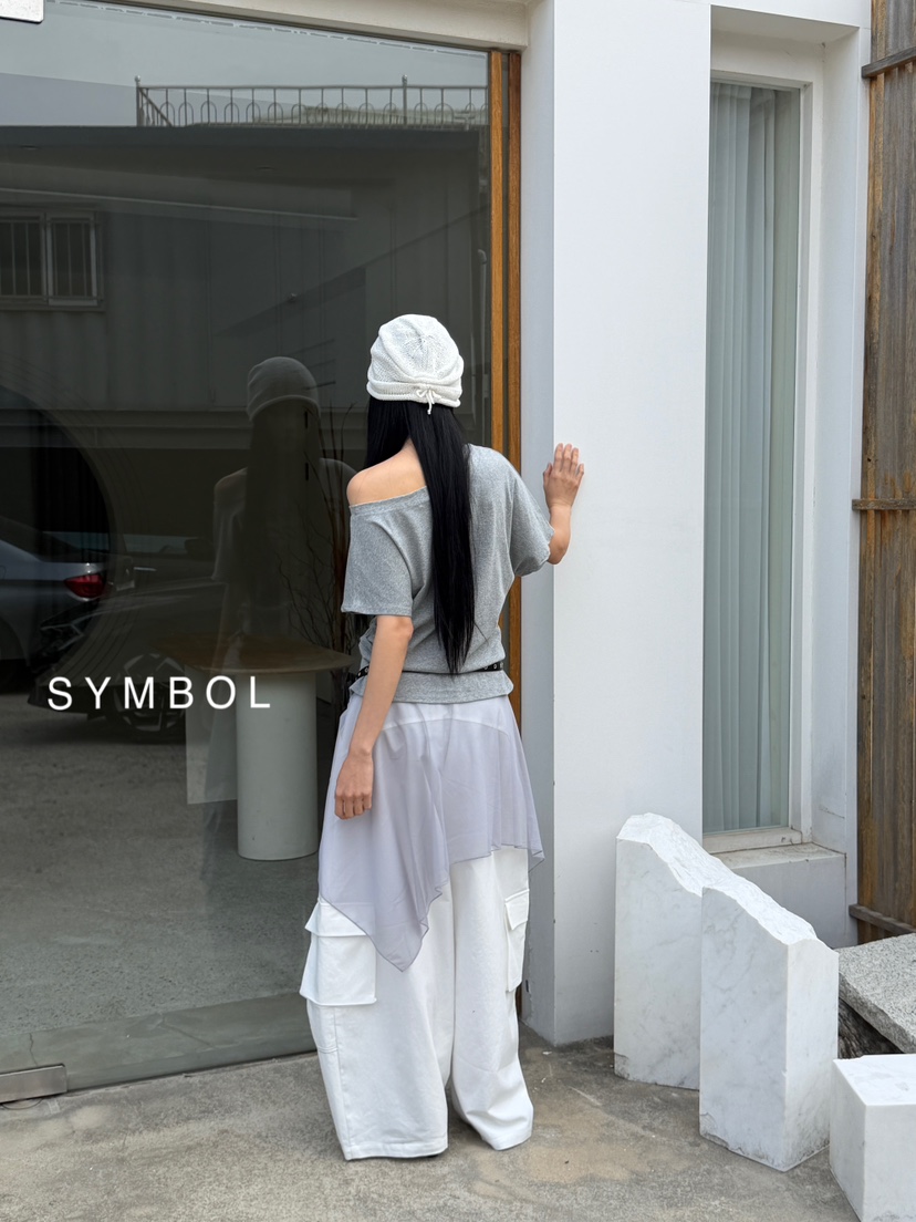 SYMBOL韓國東大門代購女裝新款26夏季熱賣推薦套裝不含腰帶SYMBOL套裝