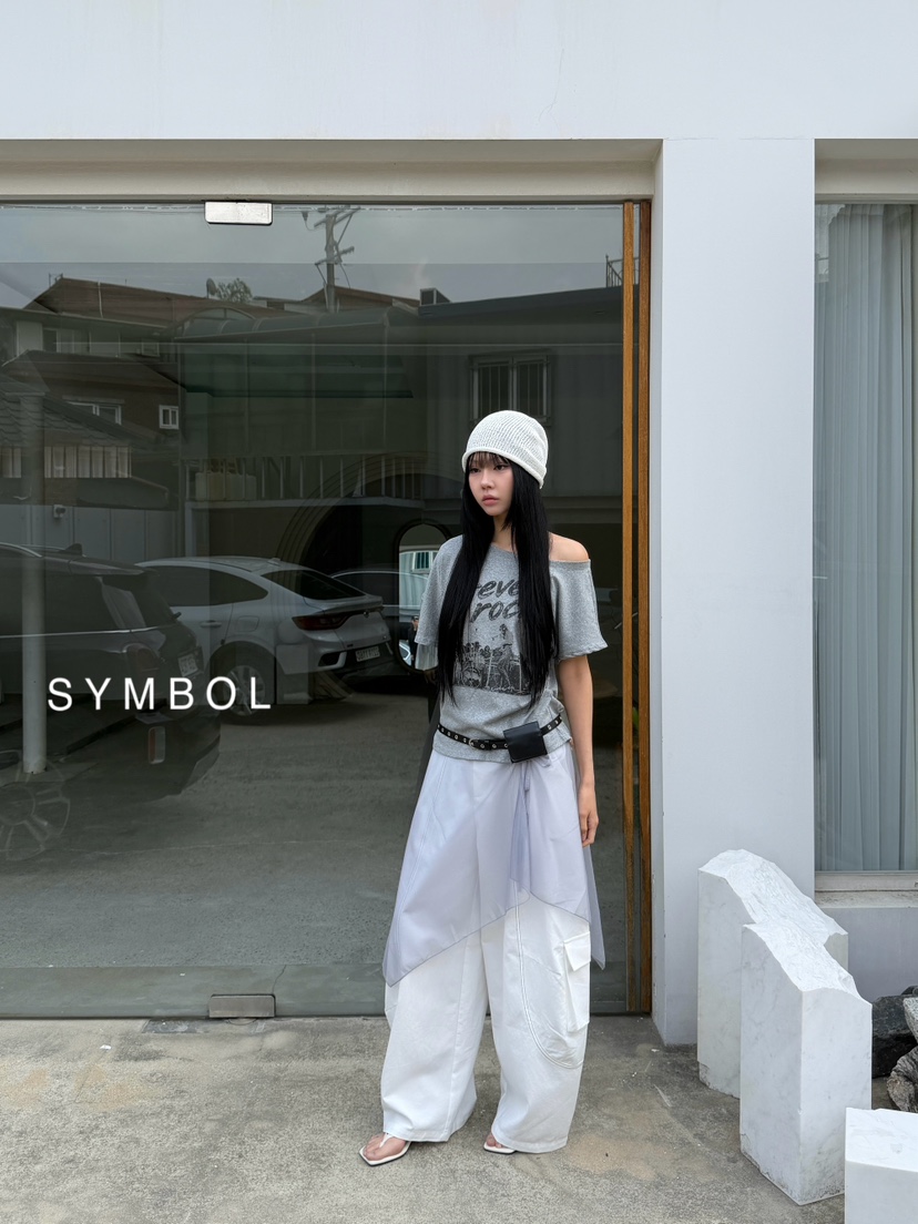 SYMBOL韓國東大門代購女裝新款26夏季熱賣推薦套裝不含腰帶SYMBOL套裝
