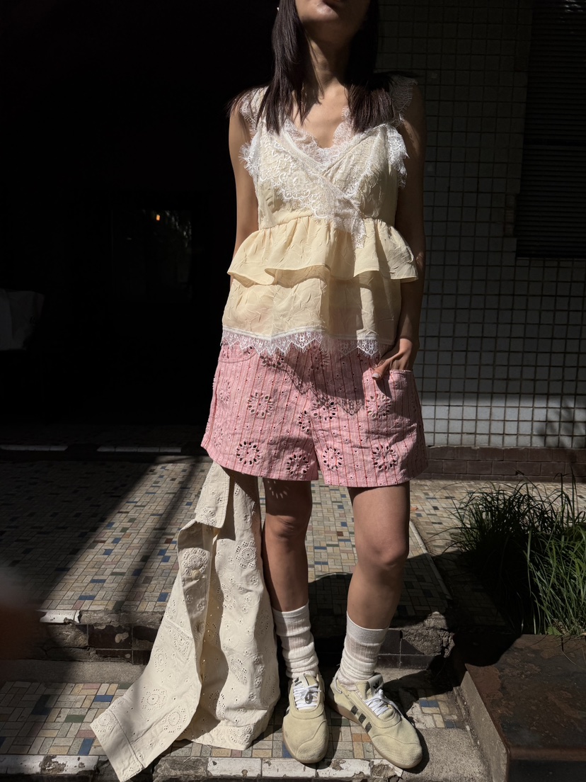 FRANC—L韓國代購女士新品職業熱賣推薦人氣吊帶背心褶皺FRANC吊帶/背心