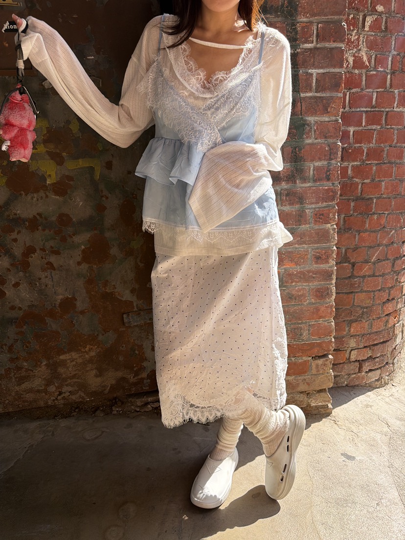 FRANC—L韓國代購女士新品職業熱賣推薦人氣吊帶背心褶皺FRANC吊帶/背心