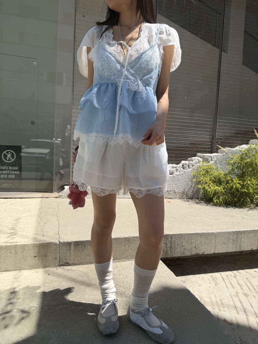 FRANC—L韓國代購女士新品職業熱賣推薦人氣吊帶背心褶皺FRANC吊帶/背心