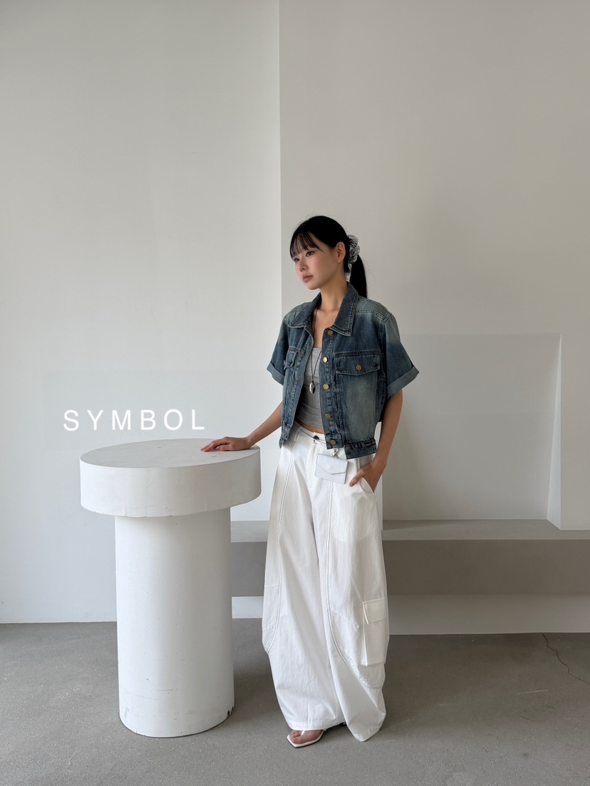 SYMBOL韓國東大門直郵女裝新款休閑時尚26夏季熱賣26春夏夾克SYMBOL夾克