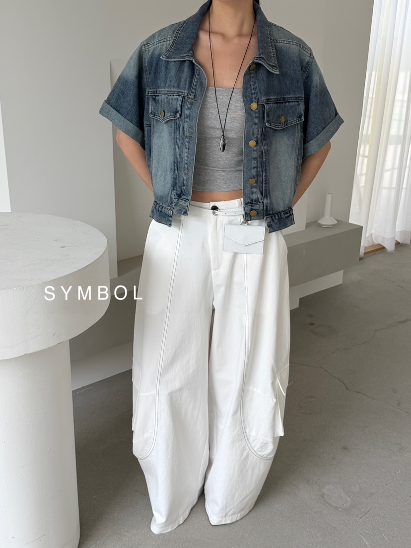 SYMBOL韓國東大門直郵女裝新款休閑時尚26夏季熱賣26春夏夾克SYMBOL夾克