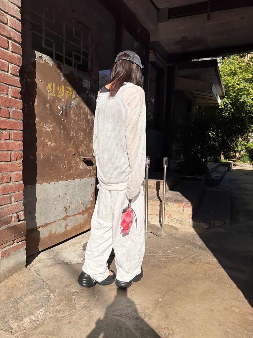FRANC—L韓國直郵實拍女裝新品時尚熱賣26春夏26夏季休閑褲FRANC休閑褲