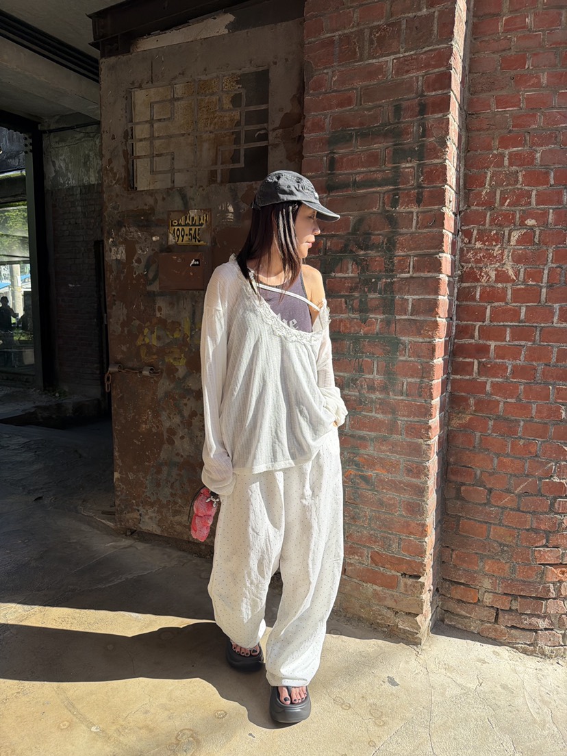 FRANC—L韓國直郵實拍女裝新品時尚熱賣26春夏26夏季休閑褲FRANC休閑褲