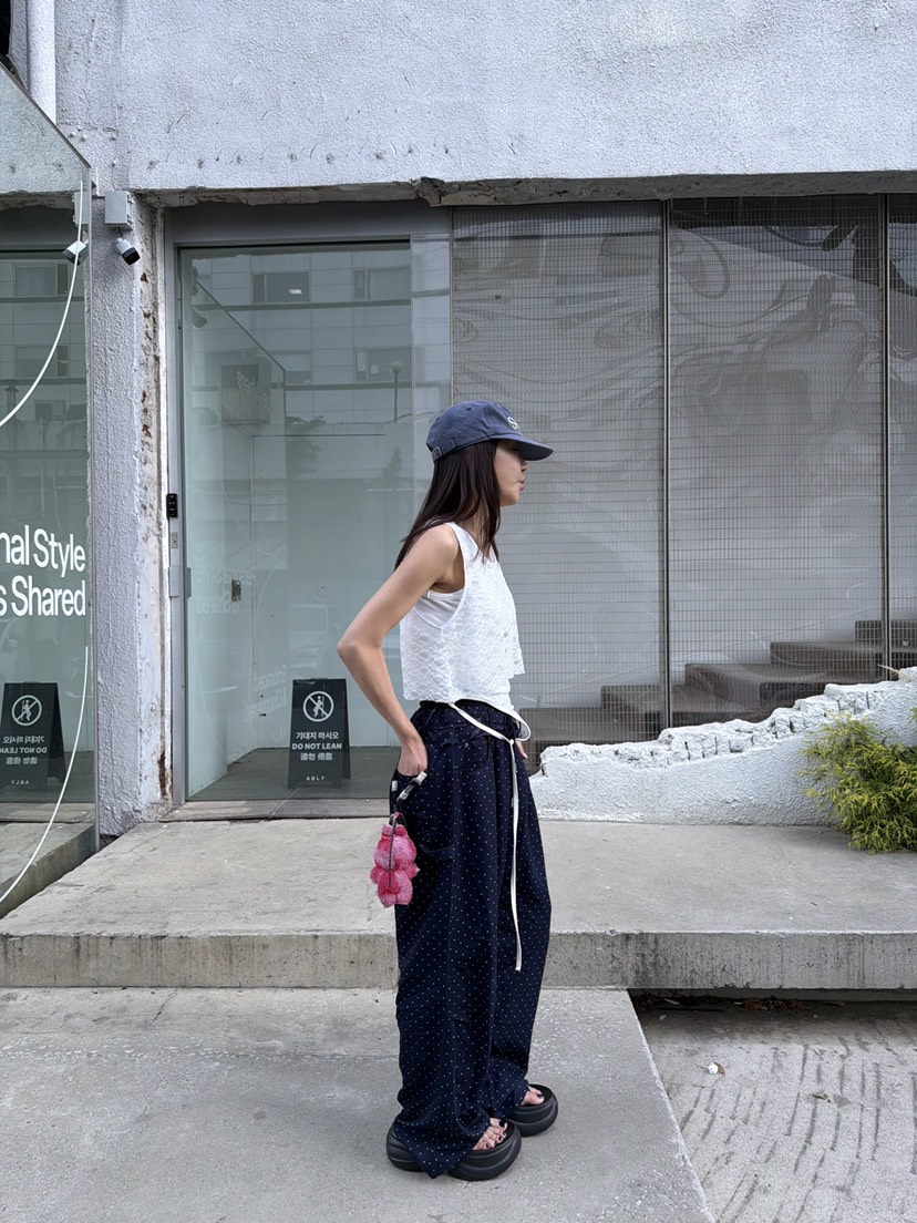 FRANC—L韓國直郵實拍女裝新品時尚熱賣26春夏26夏季休閑褲FRANC休閑褲