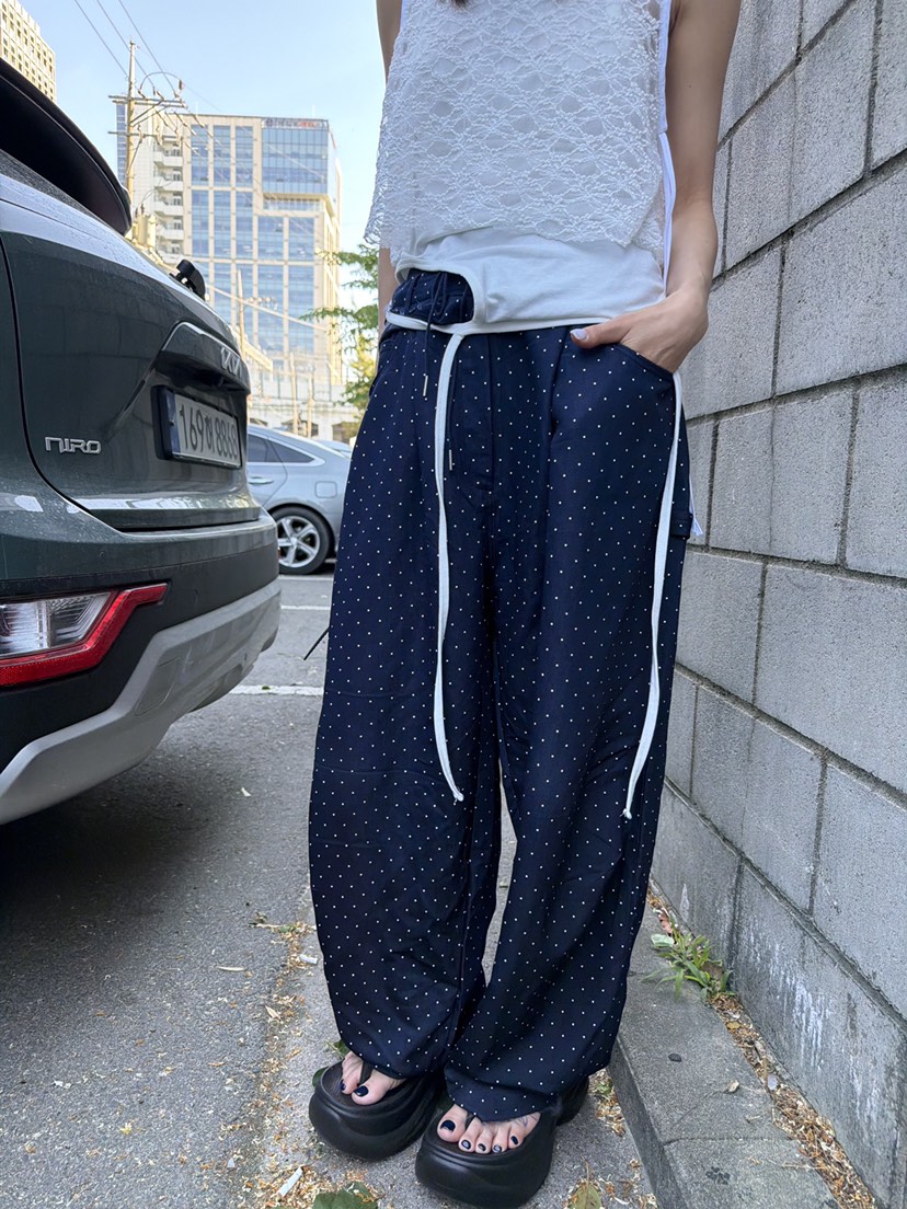 FRANC—L韓國直郵實拍女裝新品時尚熱賣26春夏26夏季休閑褲FRANC休閑褲圖色2