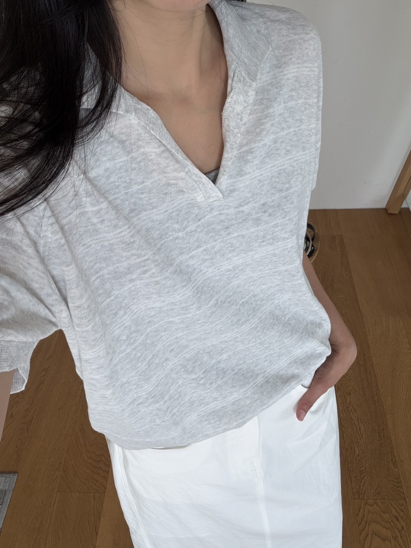 AMY GRACE-A韓國直郵實拍女裝新款推薦人氣職業針織衫條紋AMY GRACE-A針織衫