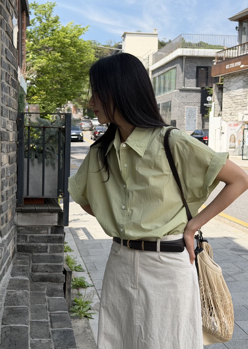 AMY GRACE-A韓國直郵實拍女裝新品時尚熱賣26夏季襯衫蕾絲衫AMY GRACE-A襯衫/蕾絲衫