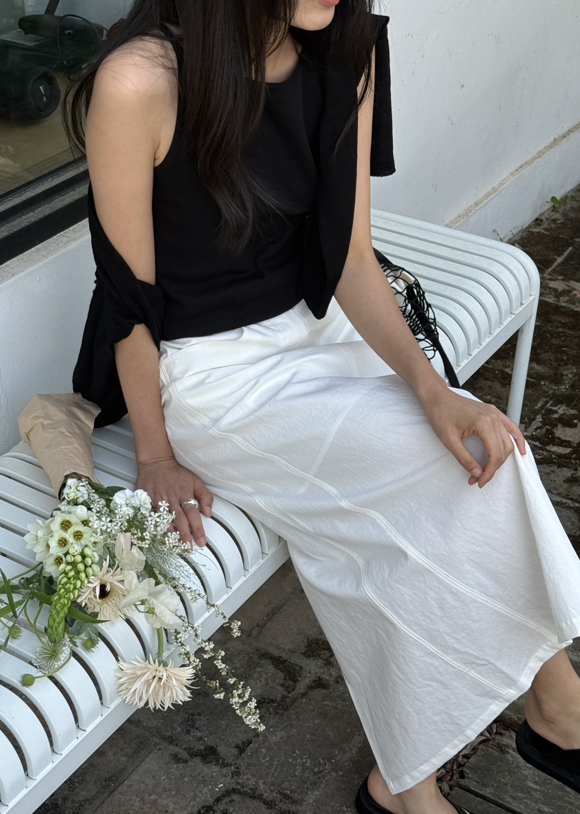 AMY GRACE-A韓國東大門代購女裝新品推薦26夏季長裙不含腰帶AMY GRACE-A長裙