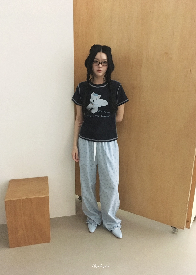 BY CHAPTER東大門實拍韓國女士新品26春夏推薦熱賣休閑褲BY Chapter休閑褲